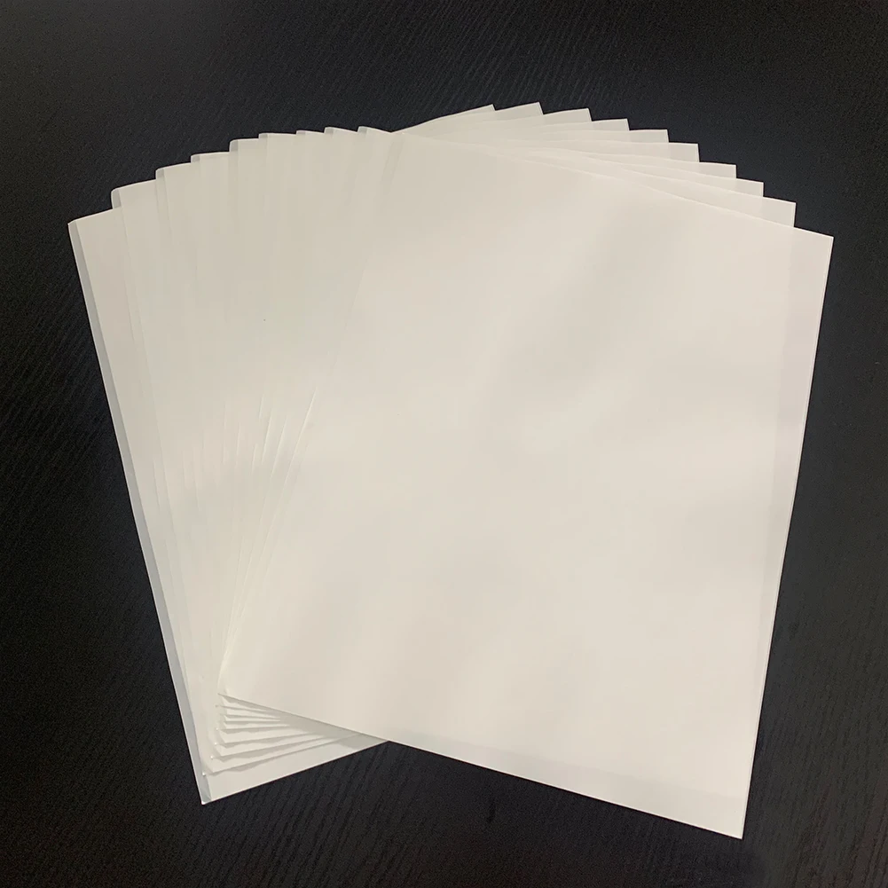 10pcs Great Size Clear Double Sided Adhesive Sheets Glue Sticker Sheets