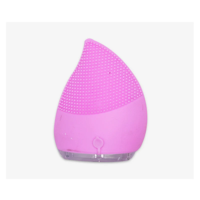 pink manual Силиконовый Очищающий Инструмент в форме капли, ультразвуковая Электрическая Мойка для обеззараживания пор, водонепроницаемый очиститель косметического инструмента - Цвет: pink manual