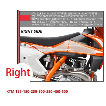 

6PCS Motorcycle Traction Pads Fuel Tank Mat Fitting For KTM 125-500 Parts Exterior Accessories Car Stickers