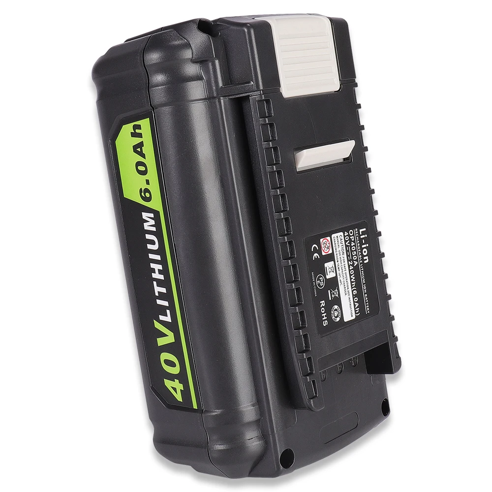 6000mAh Batterie 40V Li ion pour Ryobi 
