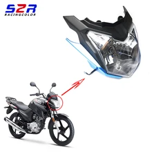 S2R мотоциклетная фара Cowling Крышка для YAMAHA YBR125 YBR125Z YBR 125Z YX 125 Z Головной фонарь Верхний внешний чехол части S2R мотоциклетная фара Cowling Крышка для YAMAHA YBR125 YBR125Z YBR 125Z YX 125 Z Головной фонарь Верхний внешний чехол части