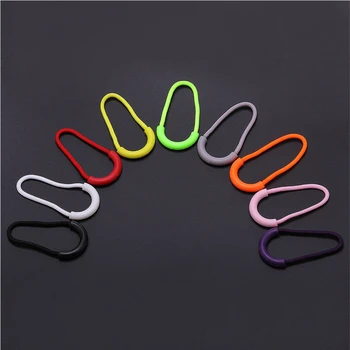 

100 pcs/pack Mix Colors U Shape Cord Zipper Sliders Strap Lariat For Apparel Bag Accessories