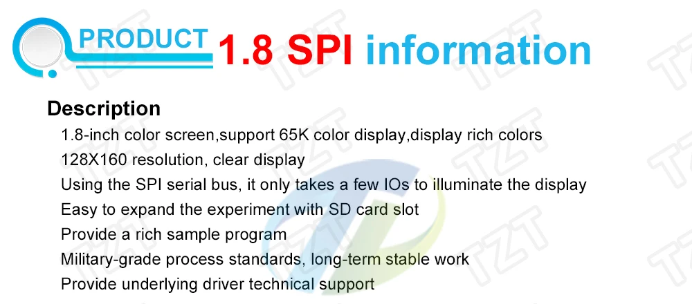 TZT 1,8 дюймов TFT lcd модуль ЖК-экран модуль SPI серийный 51 драйверы 4 IO драйвер TFT Разрешение 128*160 для Arduino