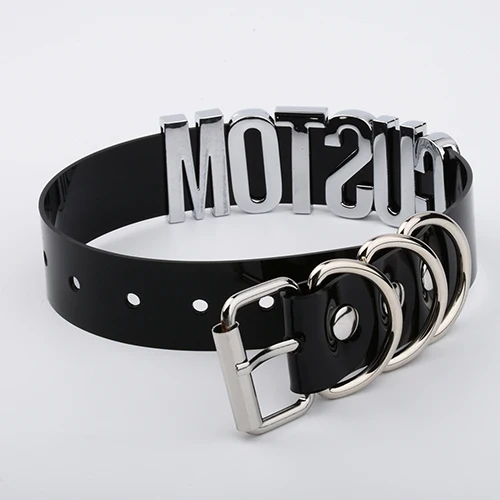 Customized PVC Choker Collar Necklace 
