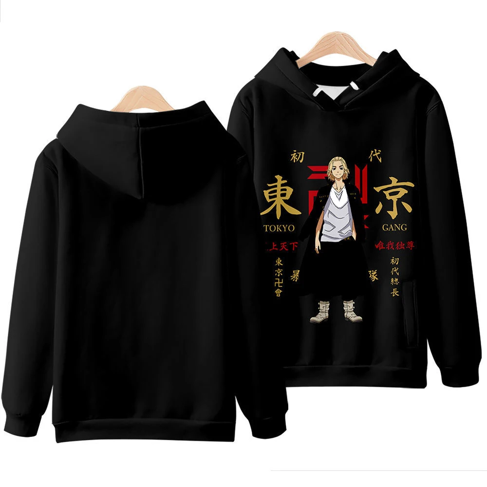 

Anime Tokyo Revengers cosplay Sweatshirt Harajuku Cap Sweatshirts Cosplay Anime Tokyo Revengers Hoodie Boy girls anime clothes
