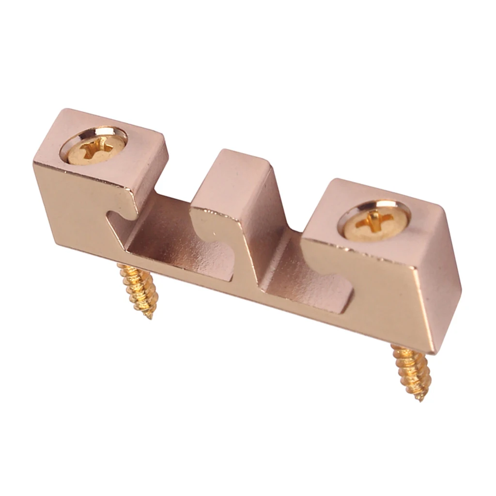 Zinc Alloy Roller String Retainer Tree Guide for 3 String Guitar Bass Parts