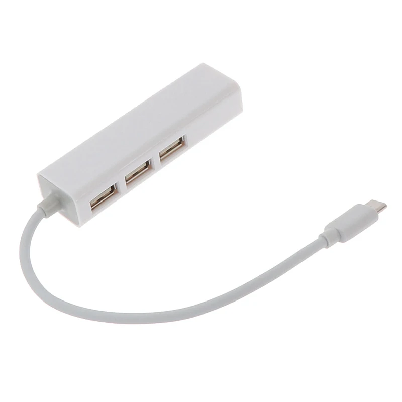 USB-C ethernet адаптер 3 usb c концентратор к ethernet rj45 lan адаптер Сетевая карта