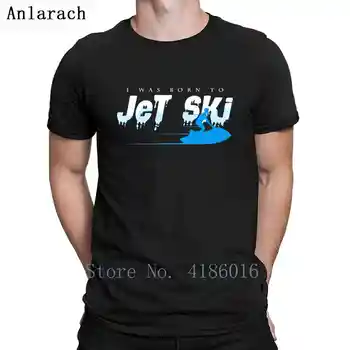 

Jet Ski T Shirt Fashion Personalized Original Spring Round Collar Cotton Letter Loose Shirt