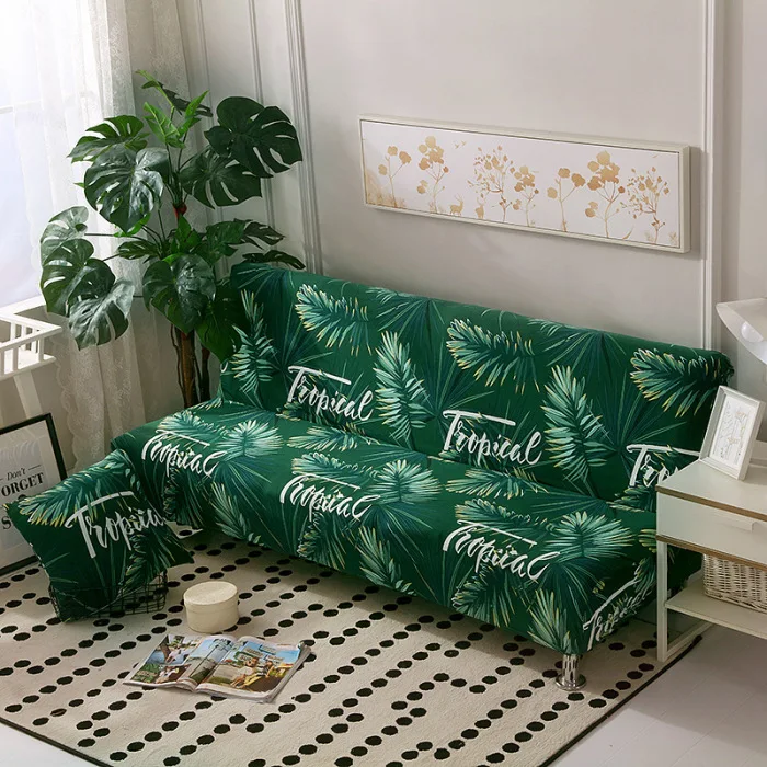 Диван Чехлы протекторы Slipcover эластичный полный охват без подлокотника для дома MK