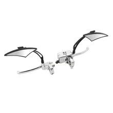 Мотоцикл " тормозной насос сцепления Главный цилиндр рычаг ручного управления боковое зеркало заднего вида комбо для Harley Honda Yamaha Moto