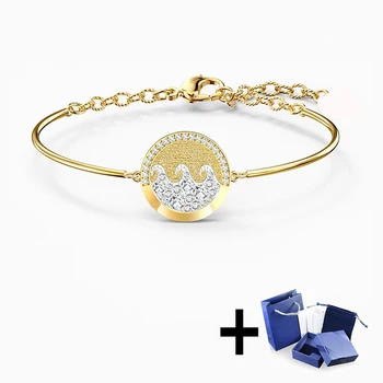 

High Quality Original SWA Bracelet with Original Engraving 5524191 SHINE WAVE Ladies Bracelet Jewelry Gift Free Shipping