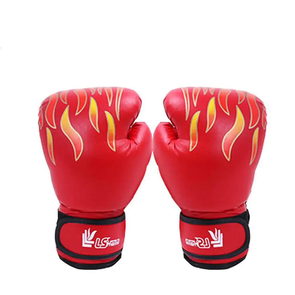 

Red Flame Hutu Boxing Gloves For Adults And Children Cartoon Sanshou Gloves For Boxing Training Gloves And Fist Covers