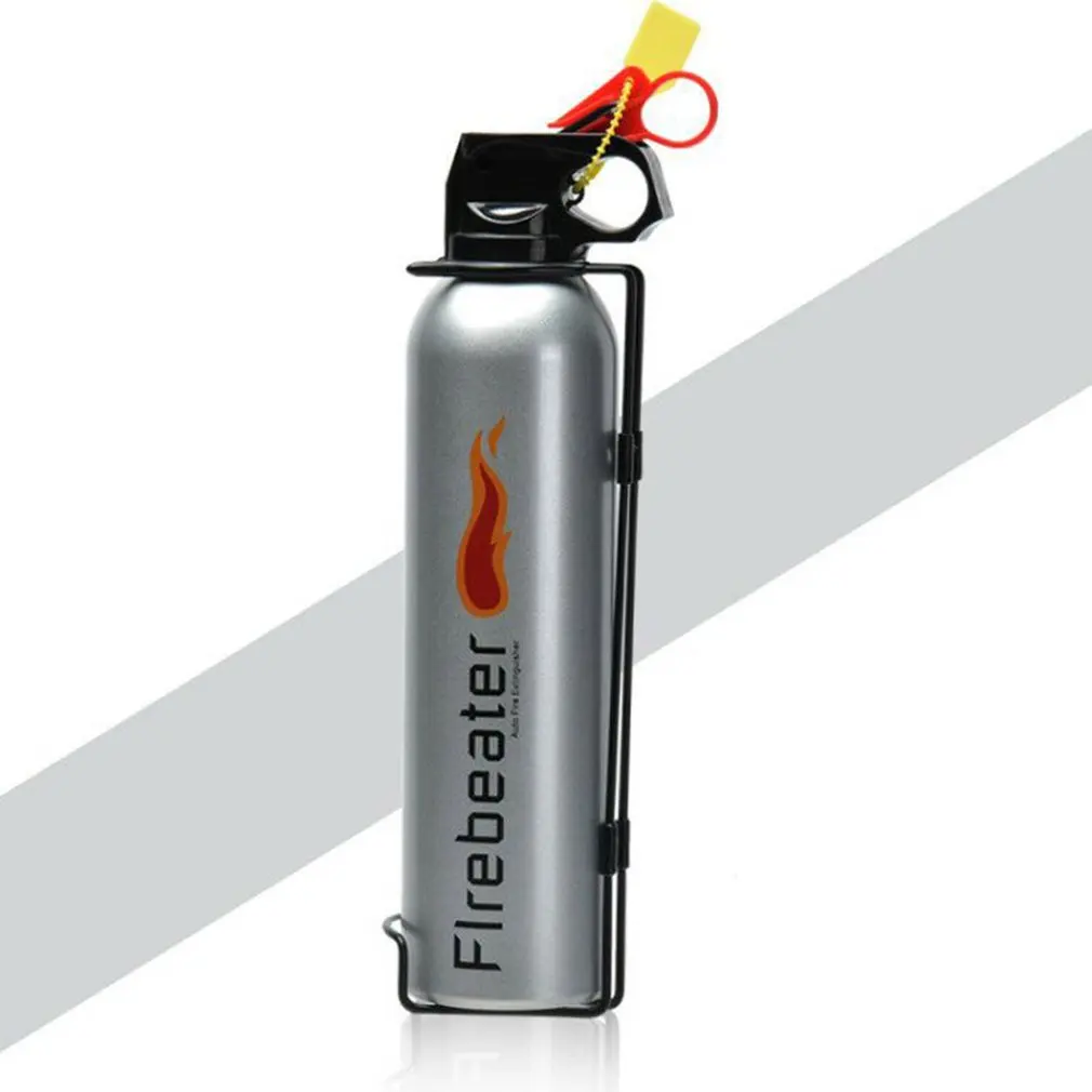 

Mini Portable Car Fire Extinguisher with Hook Dry Chemical Fire Extinguisher Safety Flame Fighter Home Office Car