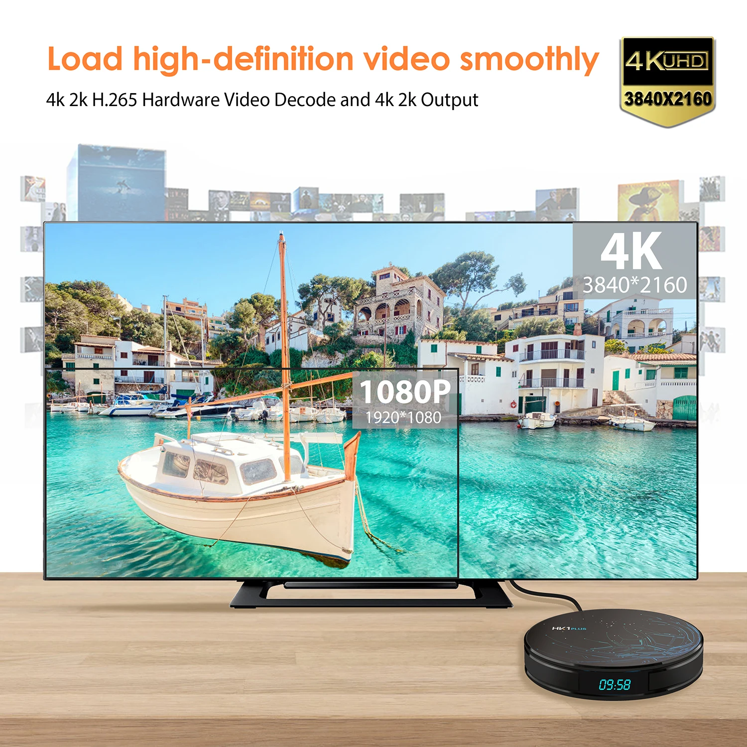 HK1 PLUS Smart TV BOX Android 9 0 S905X2 четырехъядерный LPDDR4 4 Гб 64 2 4G/5G двойной WIFI USB 3 BT4.0 4K HDR H.265