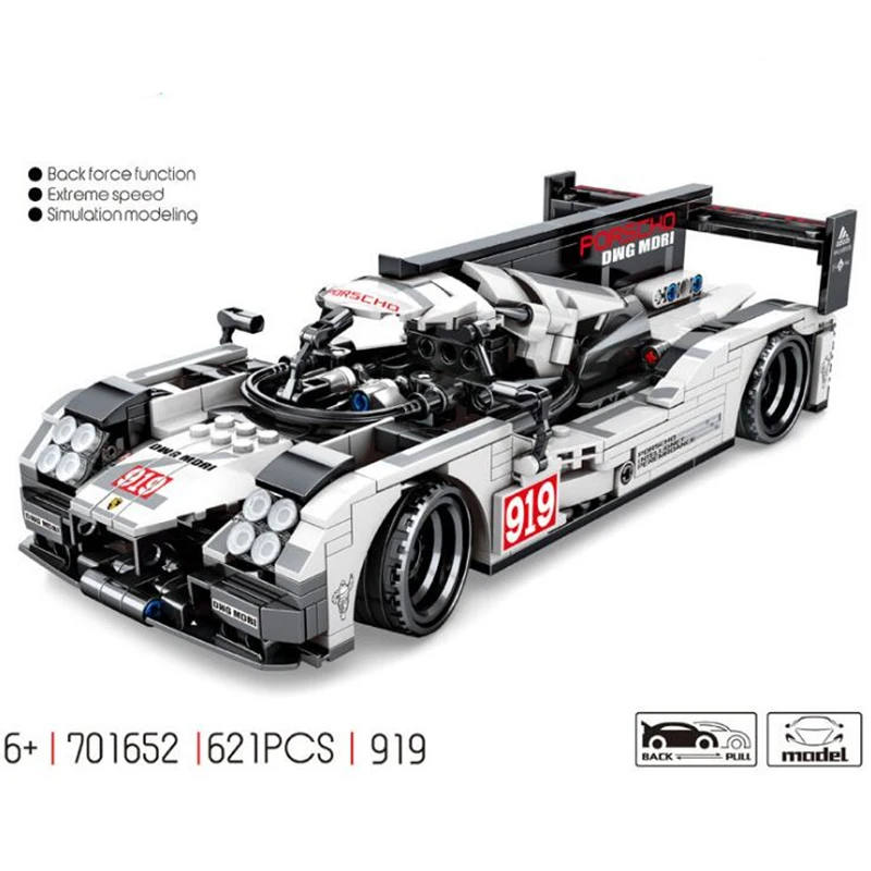 

621Pcs Super Racing Car building blocks fit Technic Racer Vehicle Supercar bricks Children Kids Bricks Toys Gifts