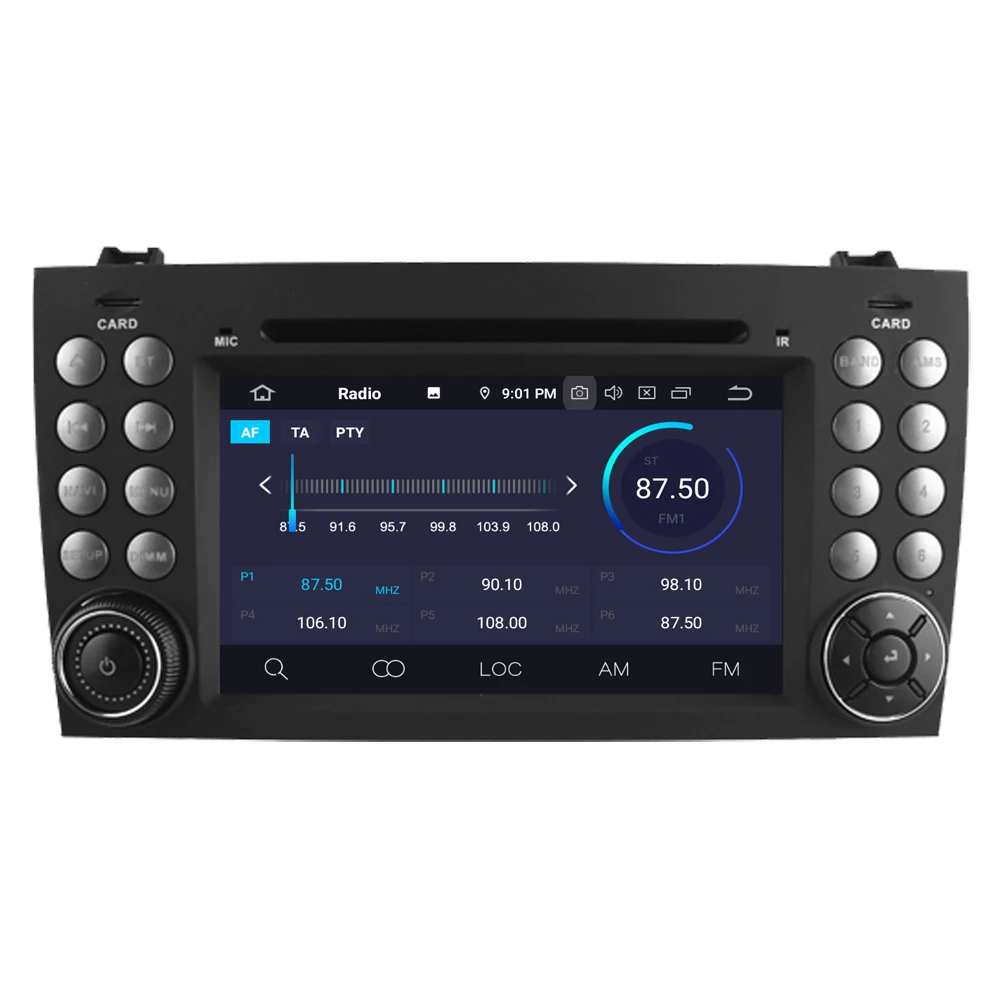 Top RoverOne Car Multimedia Player For Mercedes Benz W171 R171 SLK55 SLK200 SLK230 SLK250 SLK280 SLK300 SLK350 Android 9.0 DVD Radio 4