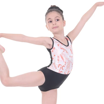 

Gymnastics Leotards for Girls Sparkle Athletic Clothes Activewear One-piece 3-14 YEARS
