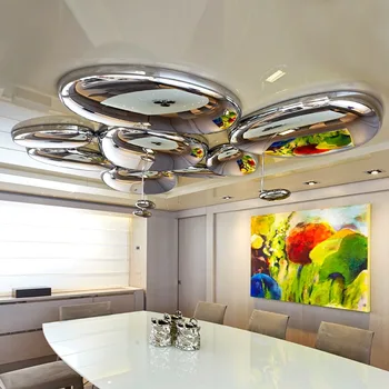 

Modern Led Ceiling Light for Living Room Bedroom New Nordic designer Chrome ceiling lamp Home Decor Led Lamp Luminaria Lustre
