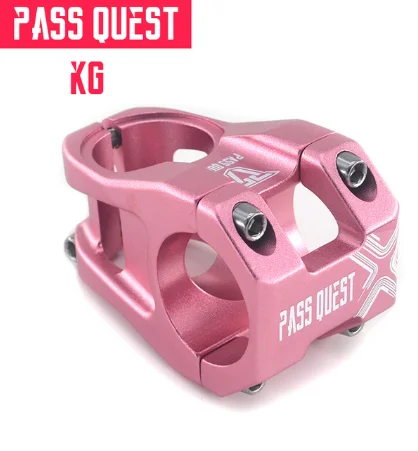 Pass Quest KG 31,8 мм 28,6 мм велосипедный стержень DH ENDURO AM DJ 35 мм MTB Горный шоссейный велосипед Горный FR велосипедный стержень велосипедные детали - Цвет: pink