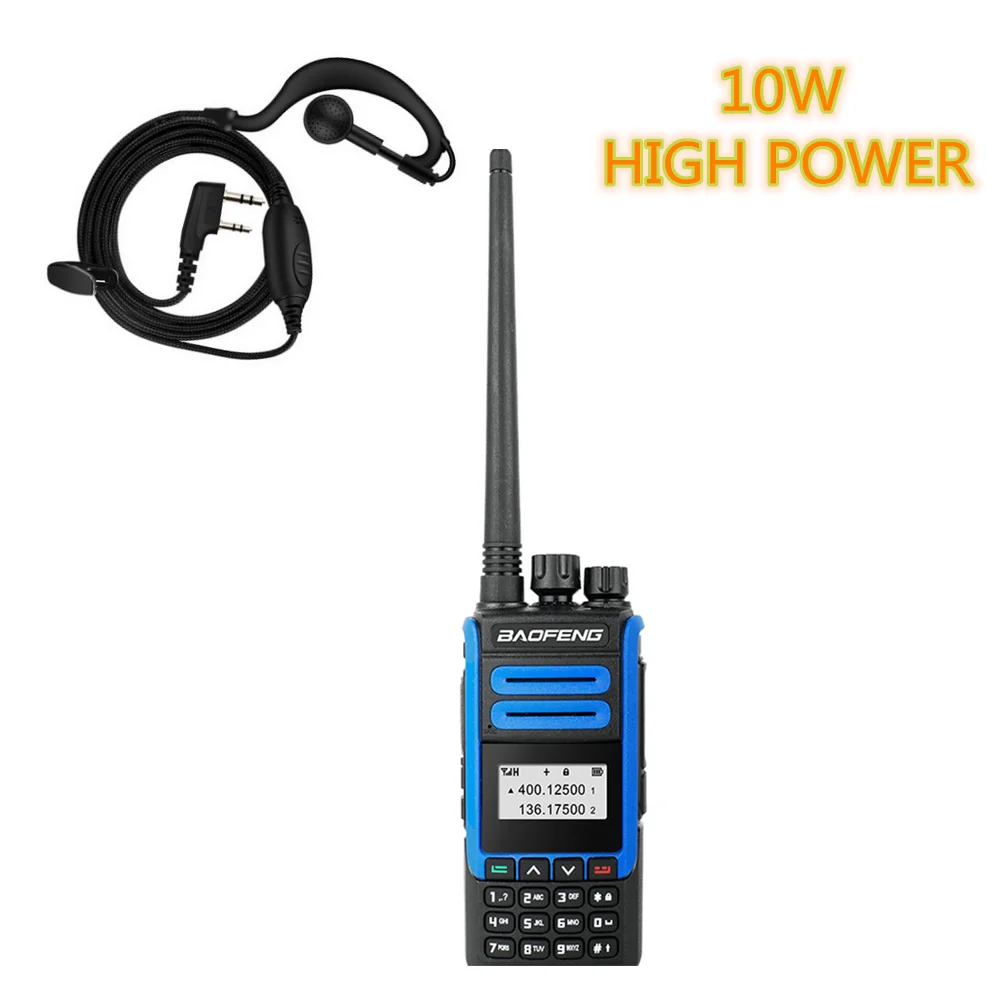 2020 10W BaoFeng BF H7 Walkie Talkie мощная Любительская CB радиостанция двухдиапазонный