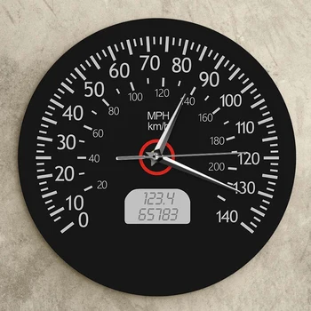 

Car Speeeter Dial Digital Watch Wall Clock