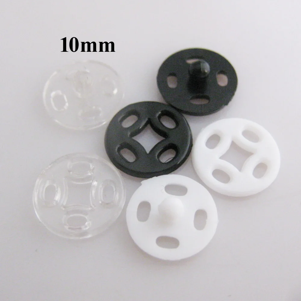Snap Button Mix Plastic Sewing  Plastic Snap Press Stud Button - 100set  7-21mm - Aliexpress
