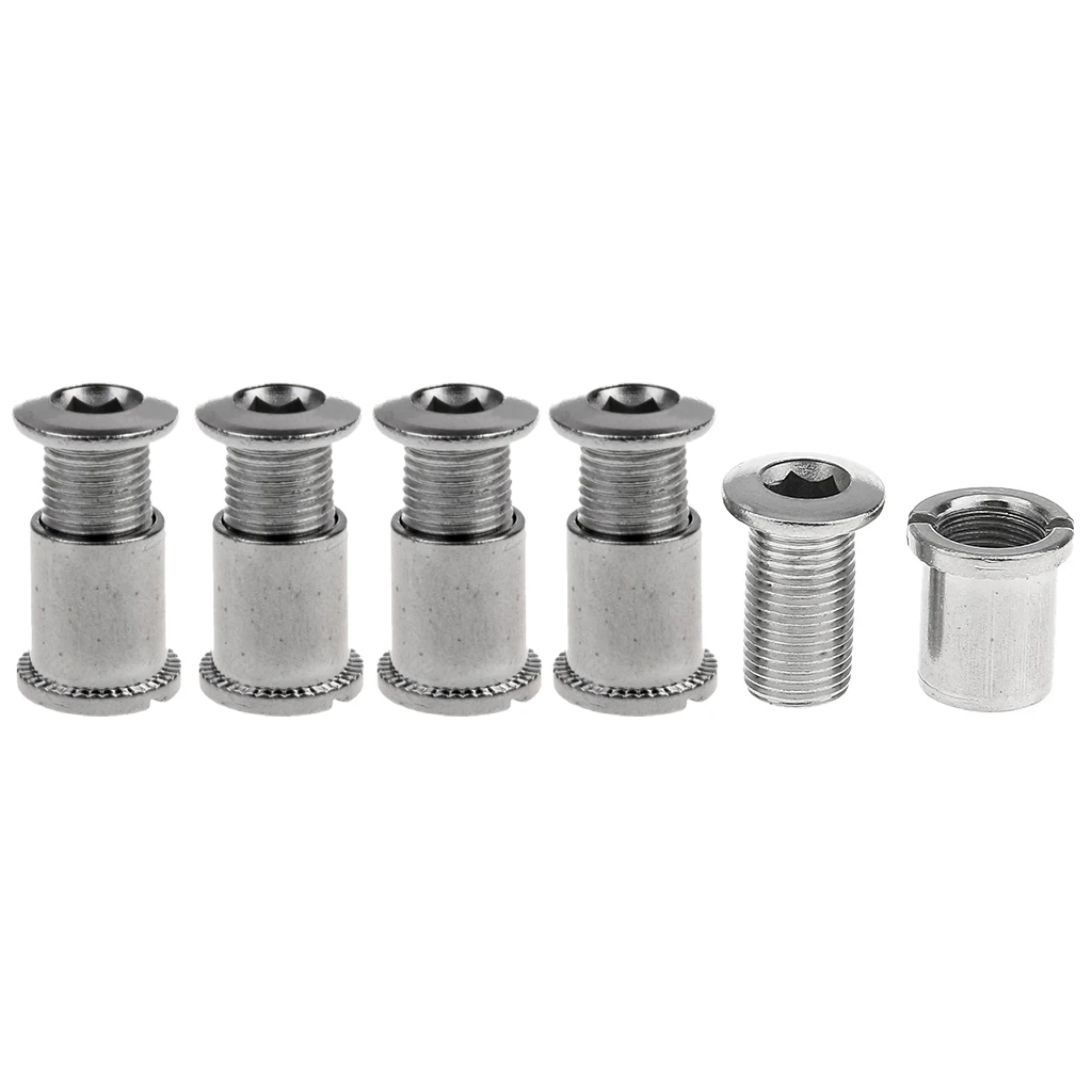 10 Pairs Mountain Bike Crankset Bolts Crank Bolts Crank Arm Bolt Stainless Steel Silver A C