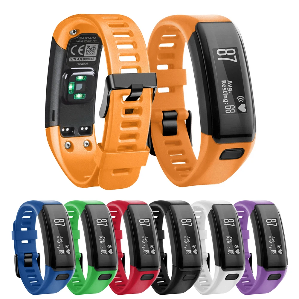 Смарт-часы сменные часы Garmin vivosmart HR с металлической пряжкой фитнес-браслет ремешок пот и водостойкий браслет