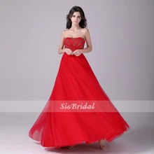 Бальное платье Милая шея Длина пола шифоновое платье с платья для выпускного вечера со стразами Вечерние платья