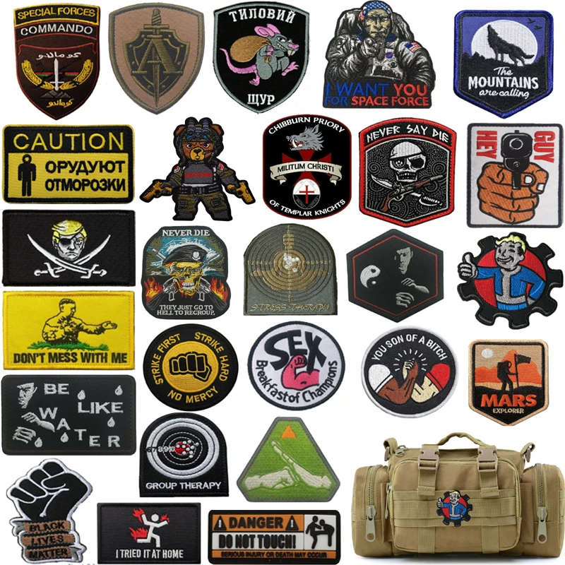 SPECIAL FORCES COMMANDO Badges Patch Army Military Tactical Embroidery Hook Patches for Jackets Caps Bags BackPacks Clothes | Дом и сад
