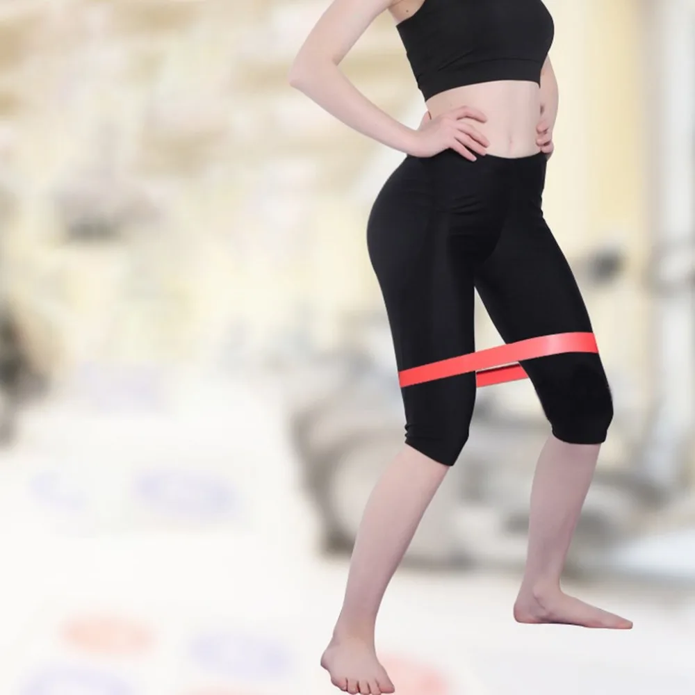5 pcs/set Anti Slip Resistance Bands Sets Gum Fitness Equipment Stretching Rubber Loop Band for Yoga Training Workout Exercise