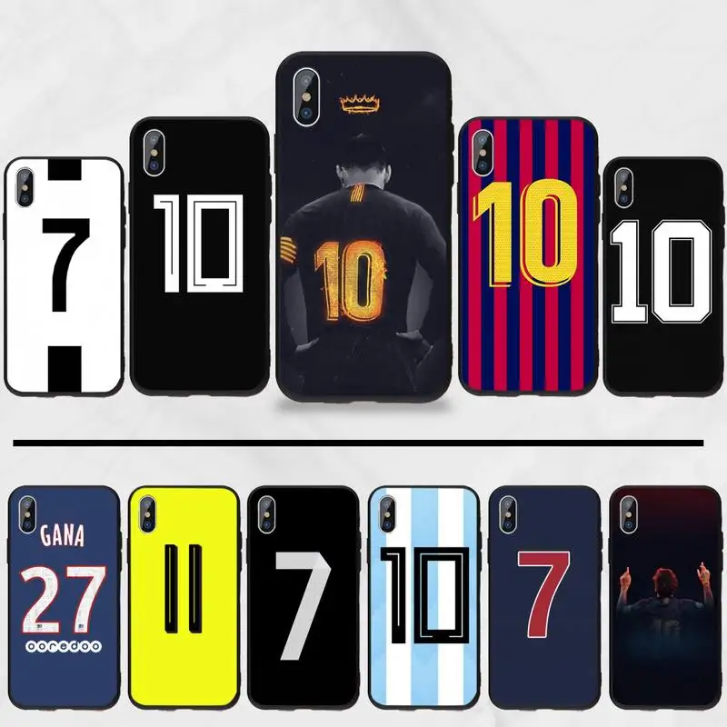 Чехол для телефона с футбольным номером soccer messi роскошный уникальный дизайн iphone 5