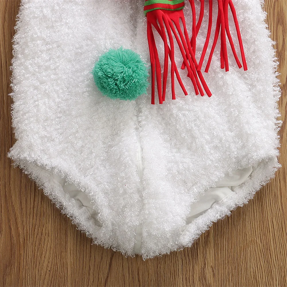 Детский Рождественский комбинезон с капюшоном для новорожденных мальчиков и девочек, комбинезон, Рождественский Костюм