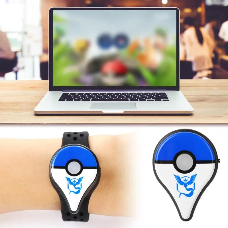 Bluetooth браслет, часы, аксессуары для игры, Автоматический Смарт-браслет, Catch, подходит для Kind Switch Pokemon Go Plus(синий