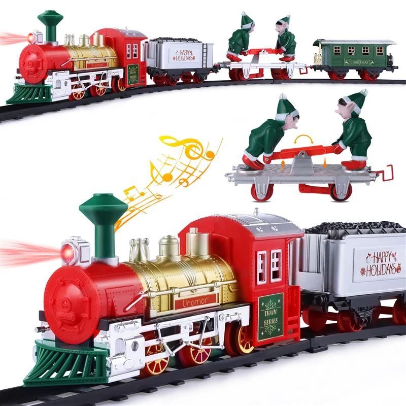christmas model train set