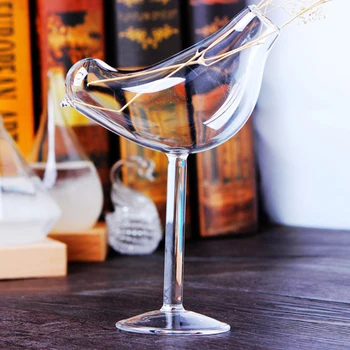 

Creative Bird Shape Cocktail Glasses Excellent for Cocktail Bar Restaurant Home Wine Brandy Glasses Bird-shaped glass hydroponi