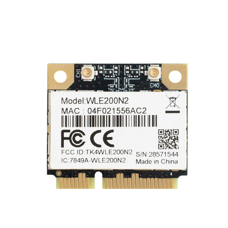 Modulo Wireless Compex Wle200N2 802.11Mq Pci Express Half Mini Card 2.4Ghz 2X2 Qualcomm Atheros Ar9287 Ipex U.Fl Interface