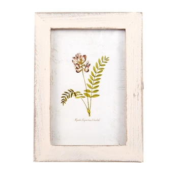 

Vintage Photo Frame Wooden Wedding Pictures Frames (White)