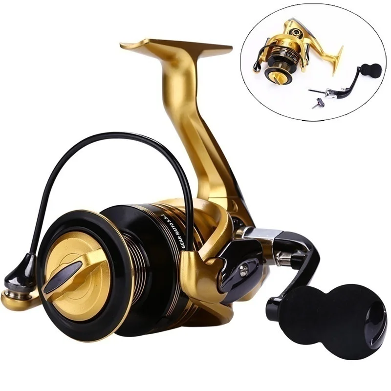 Sougayilang Portable Fishing Rod Reel Set Carbon Fiber Telescopic Travel Fishing Rods with 14 BB Spinning Fishing Reel Set