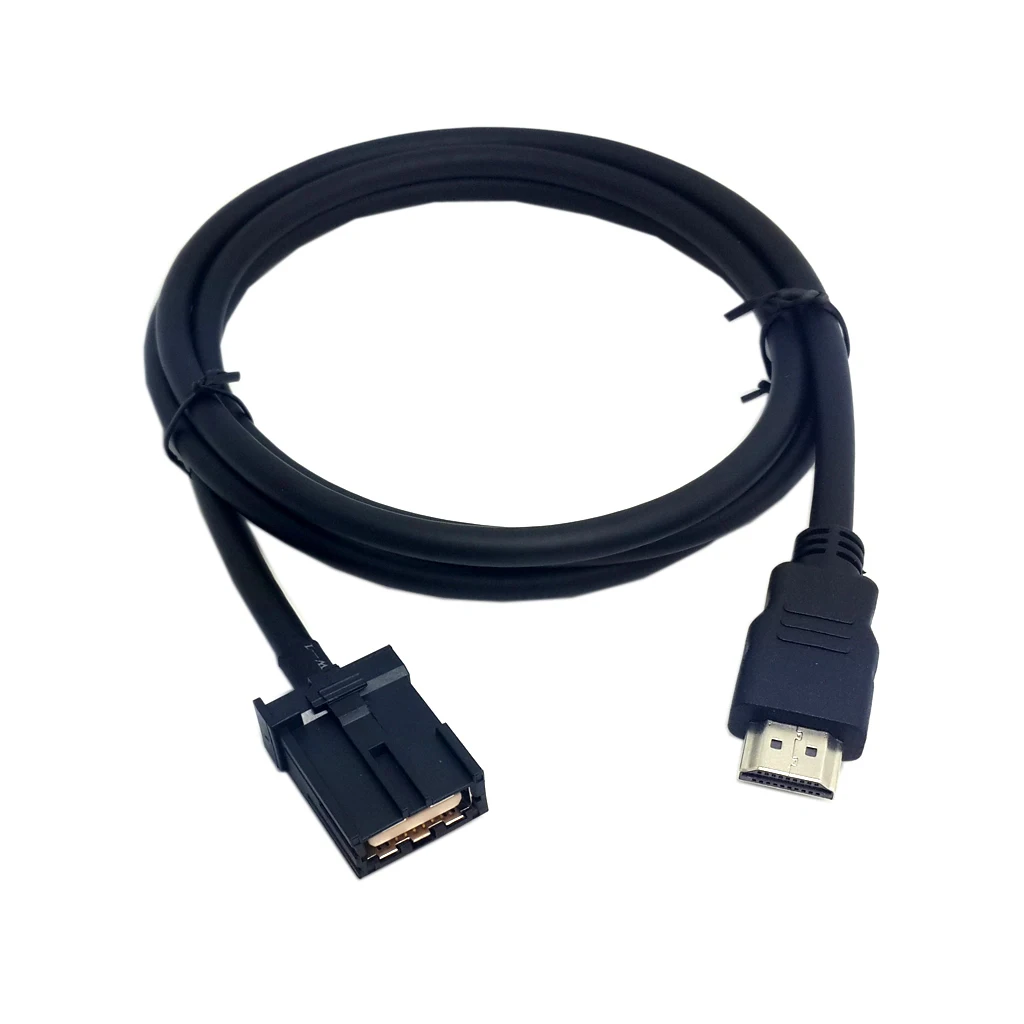 HDMI 1,4 Тип E штекер для типа A Мужской Видео Аудио кабель 1,5 м Автомобильная соединительная система класс разъем для автомобиля hyundai H1