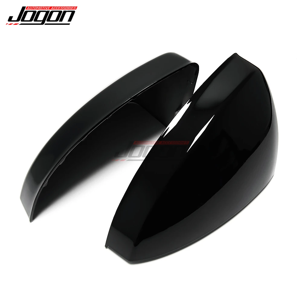 1Pair Rearview Mirror Cap For Audi TT TTS MK3 8S TTRS R8 4S Gloss Black Rear View Mirror Cover Case Replace Side Wing Shell avs bug deflector Exterior Parts
