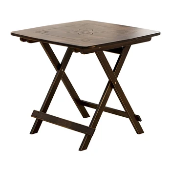 

Portable folding table table bamboo dining table leisure table simple square table small folding table
