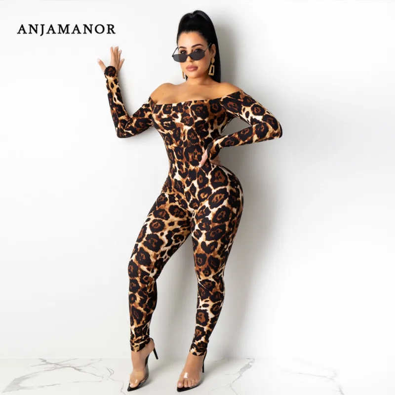 Anjamanor Fall Plus Size Jumpsuit Women Clubwear Leopard Print Off Shoulder Long Sleeve One Piece Romper Sexy Costumes D43 Ad53 Jumpsuits Aliexpress Get the best deal for clubwear plus size jumpsuits, rompers & playsuits for women from the largest online selection at ebay.com. aliexpress