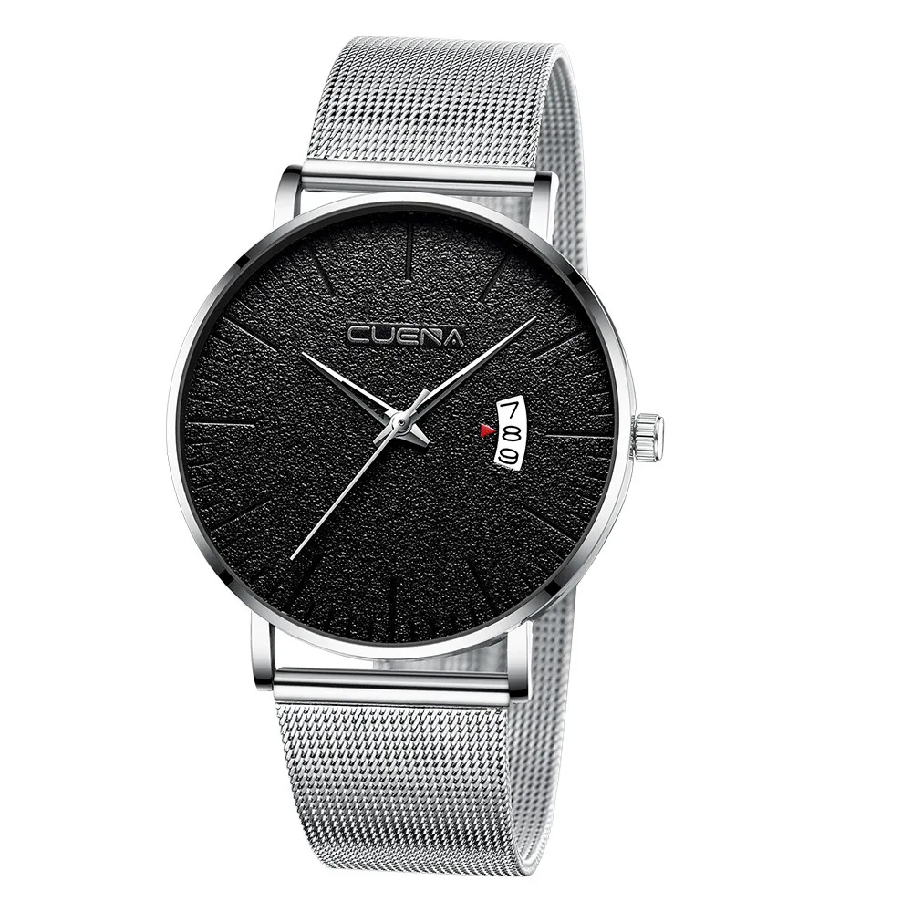 

2020 Top Brand Luxury Men Watch Stainless Steel Dial Casual Quartz Mens Wrist Watch High Quality Watches Male Relogio Masculino