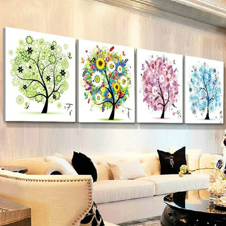 

5D Diamonds DIY Magic Craft Decorative Painting Resin Diamonds Cross Stitch Living Embroidered