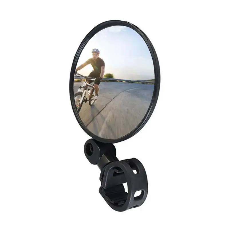 1PC Round Bicycle Rearview Handlebar Mirrors Mountain Bike Cycling Rear View Mirror Wide Angle Convex Mirror Bicycle Accessories