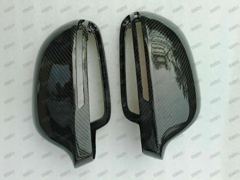 Углеродное волокно зеркало для замены корпуса для 2008-2010 2009 Audi A3 A4 A6 Q3 B8