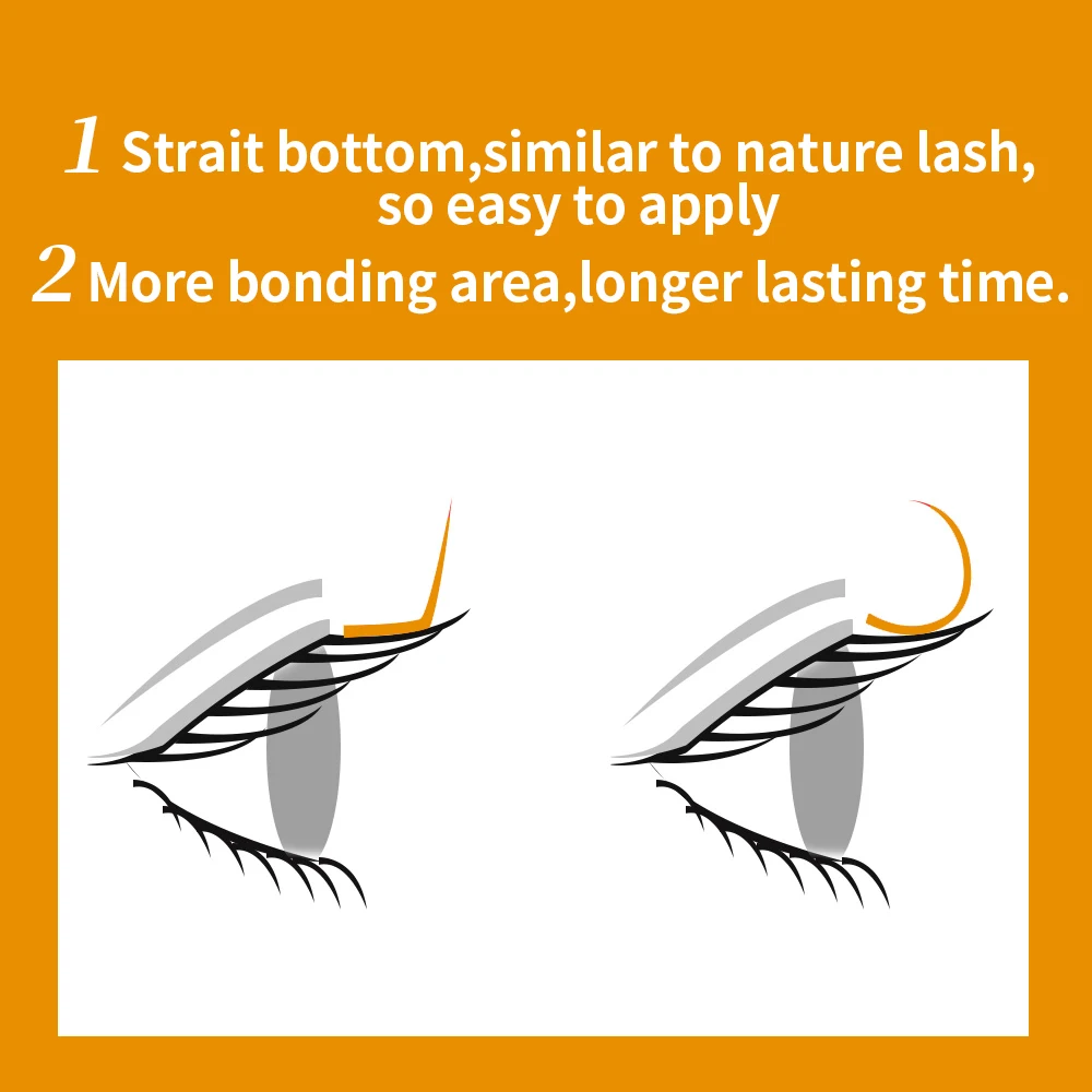 16 рядов/Чехол 7 ~ 15 мм Mix L + LC LD LU M N Lash Eyelash Curl Extension индивидуальные мягкие