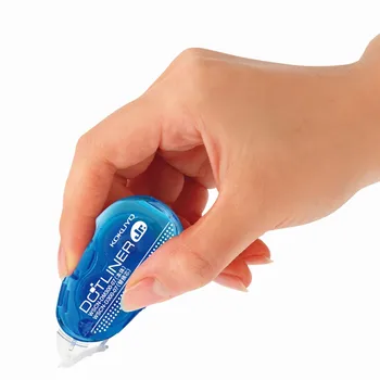 

2pc Japanese Kokuyo Dot Glue D100 Mini Dot Dispensing Student Financial Double-Sided Adhesive Tape 6mm * 8 M