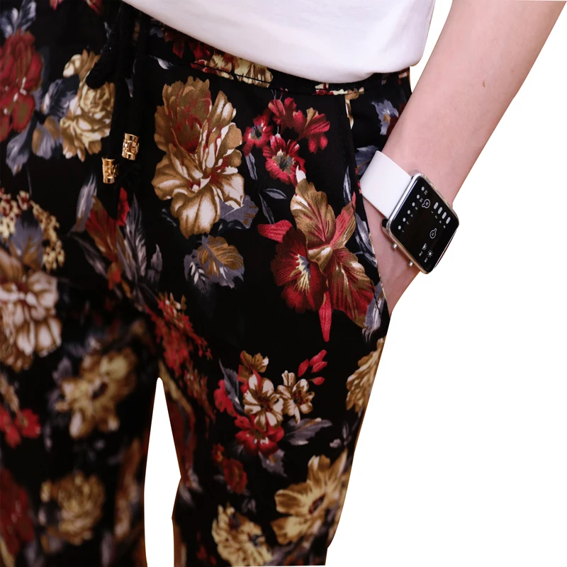 New Men's Pants Fashion Floral Pants Casual Pants